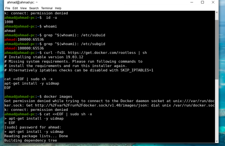 Bagimana menjalankan Daemon Docker sebagai pengguna non-root (Tanpa Sudo)