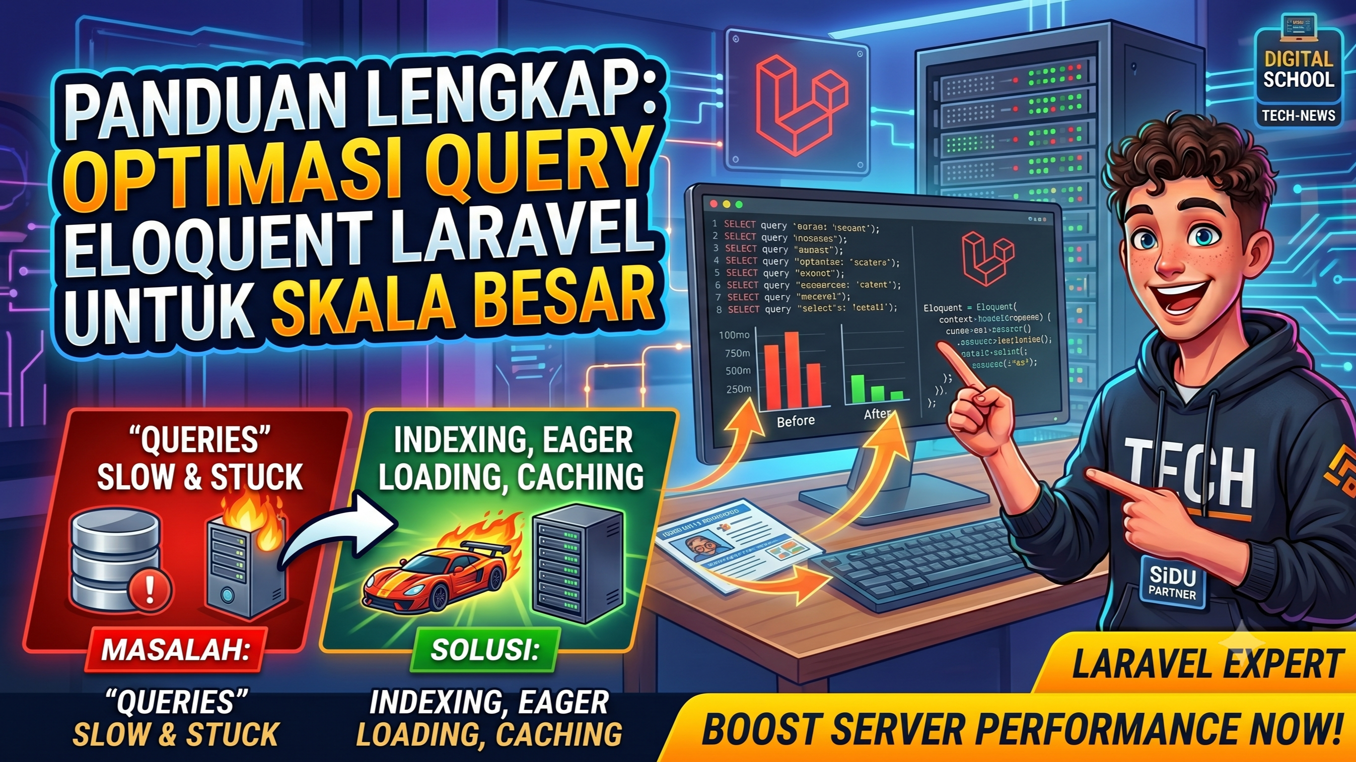 Panduan Lengkap: Optimasi Query Eloquent Laravel untuk Skala Besar