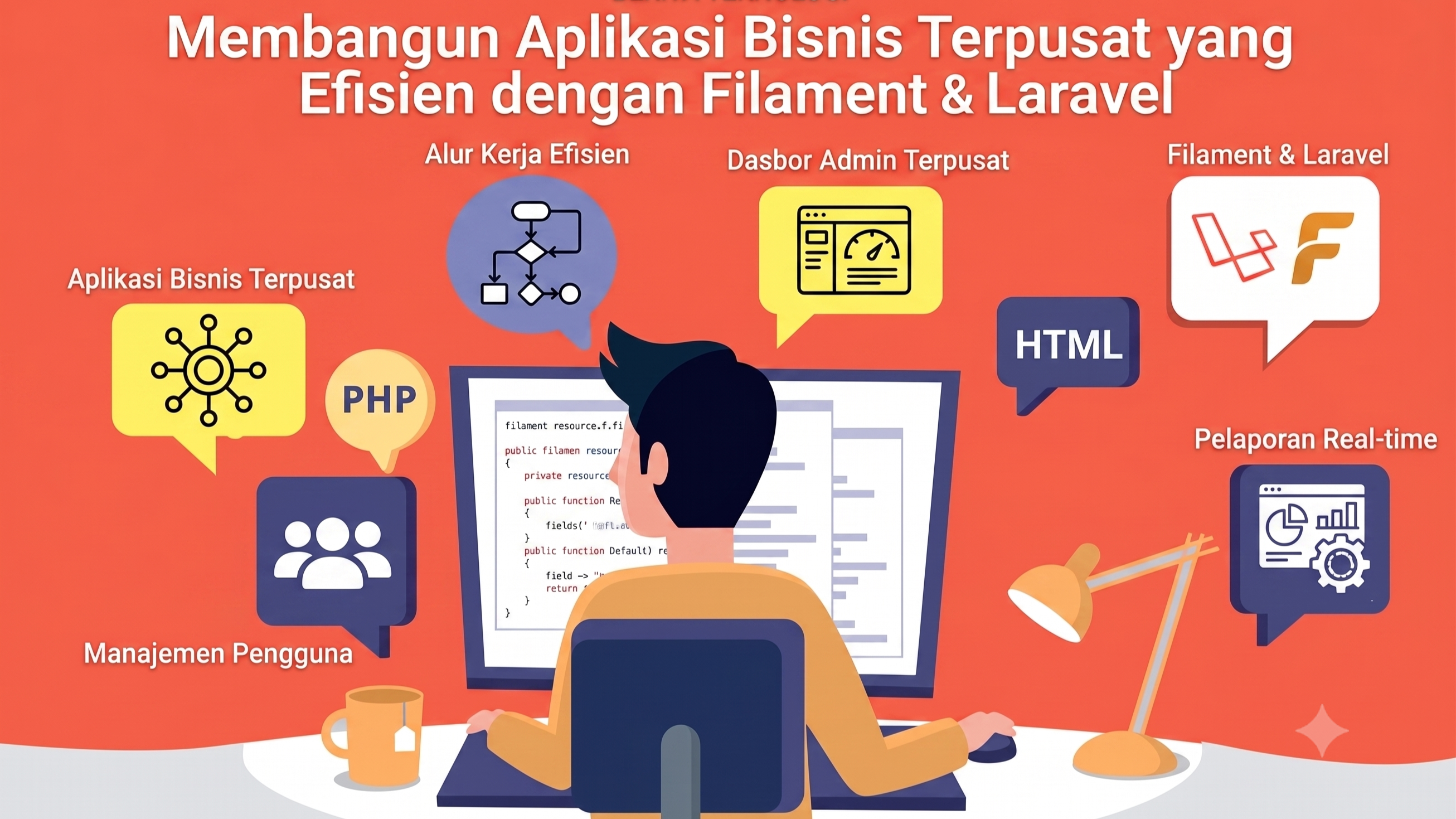 Membangun Aplikasi Bisnis Terpusat yang Efisien dengan Filament & Laravel