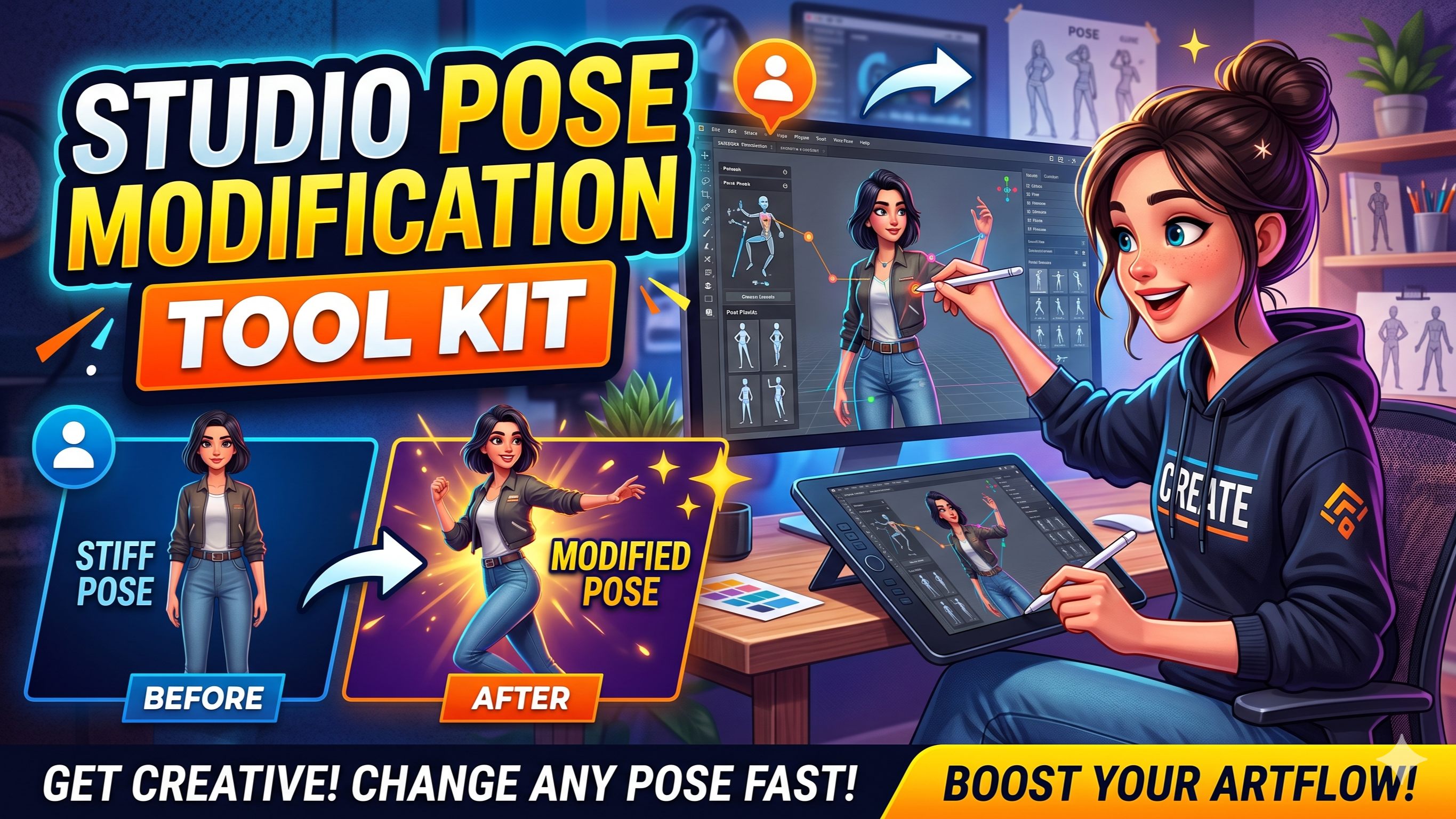 Studio Pose Modification Tool Kit